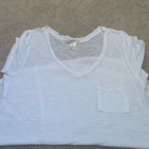 Long sleeve shirt & v neck